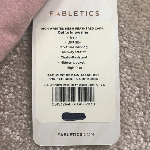 FABLETICS NWT PINK/NUDE HIGH RISE LEGGINGS!! - Picture 4 of 13